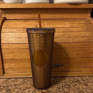 Starbucks limited addition 50 year gold studded venti tumbler
